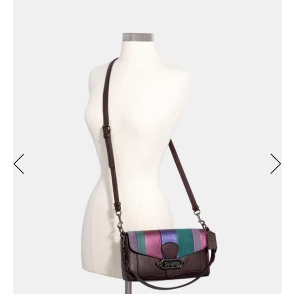 COACH Jade Shoulder Bag with Piecing - Picture 6 of 8